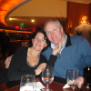 Husband and I at dinner in New York Husband and I at dinner in New York