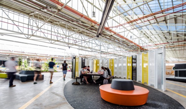 Tonsley foyer and courtyard