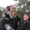 Hubby & I in the snow
